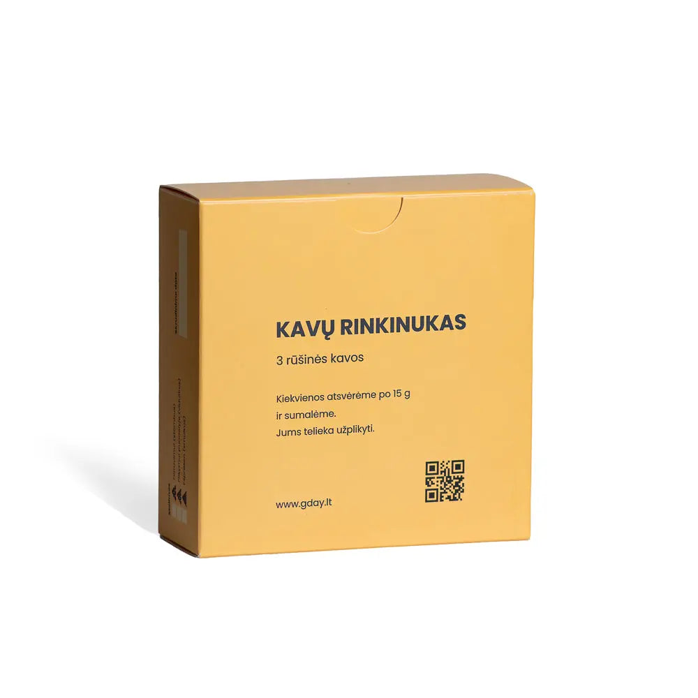 Rūšinių kavų rinkinukas, 3 vnt. po 15g My Store Rūšinių kavų rinkinukas, 3 vnt. po 15g My Store